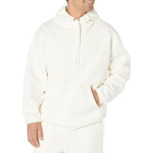 imageAmazon Essentials Mens OversizedFit Sweatshirt Hoodie Available in Big ampamp TallEggshell White