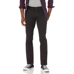 imageAmazon Essentials Mens SkinnyFit Washed Comfort Stretch Chino Pant Previously GoodthreadsBlack