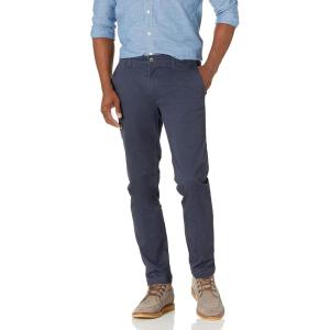 imageAmazon Essentials Mens SkinnyFit Washed Comfort Stretch Chino Pant Previously GoodthreadsNavy
