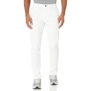 imageAmazon Essentials Mens SkinnyFit Washed Comfort Stretch Chino Pant Previously GoodthreadsWhite