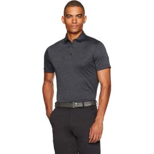 imageAmazon Essentials Mens SlimFit Quick Dry Tech Stretch Lightweight Golf Polo ShirtBlack Heather