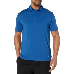 imageAmazon Essentials Mens SlimFit Quick Dry Tech Stretch Lightweight Golf Polo ShirtBright Blue