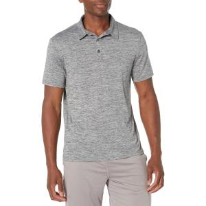 imageAmazon Essentials Mens SlimFit Quick Dry Tech Stretch Lightweight Golf Polo ShirtDark Grey Heather