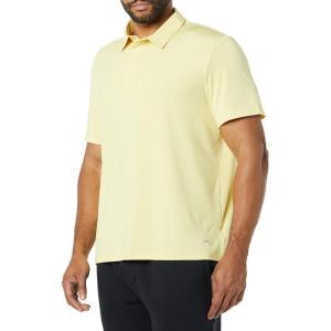 imageAmazon Essentials Mens SlimFit Quick Dry Tech Stretch Lightweight Golf Polo ShirtPineapple Yellow