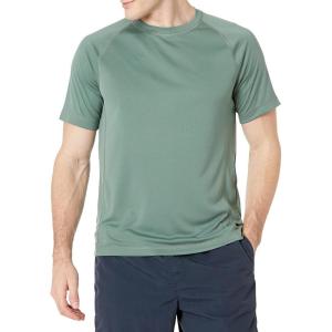 imageAmazon Essentials Mens SlimFit ShortSleeve QuickDry UPF 50 Swim TeeGreen