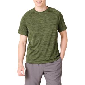 imageAmazon Essentials Mens SlimFit ShortSleeve QuickDry UPF 50 Swim TeeOlive Heather