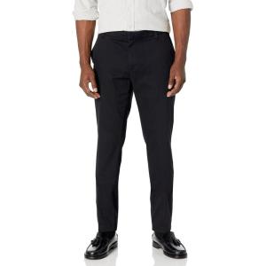 imageAmazon Essentials Mens SlimFit WrinkleResistant FlatFront Stretch Chino PantBlack