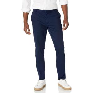 imageAmazon Essentials Mens SlimFit WrinkleResistant FlatFront Stretch Chino PantNavy