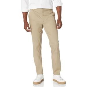 imageAmazon Essentials Mens SlimFit WrinkleResistant FlatFront Stretch Chino PantTan