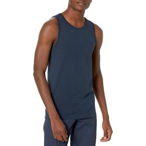imageAmazon Essentials Mens Tank Top RegularFit UndershirtSteel Blue