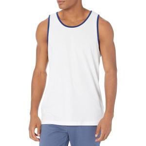 imageAmazon Essentials Mens Tank Top RegularFit UndershirtWhite