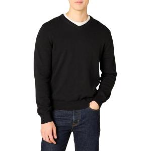 imageAmazon Essentials Mens VNeck Pullover Sweater Available in Big ampamp TallBlack
