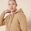 imageAmazon Essentials Hoodie For Men SherpaLined FullZip Fleece SweatshirtCamel Heather