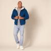 imageAmazon Essentials Hoodie For Men SherpaLined FullZip Fleece SweatshirtDark Blue