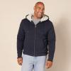 imageAmazon Essentials Hoodie For Men SherpaLined FullZip Fleece SweatshirtNavy