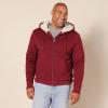 imageAmazon Essentials Hoodie For Men SherpaLined FullZip Fleece SweatshirtRed