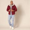 imageAmazon Essentials Hoodie For Men SherpaLined FullZip Fleece SweatshirtRed