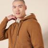 imageAmazon Essentials Hoodie For Men SherpaLined FullZip Fleece SweatshirtToffee Brown