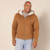 imageAmazon Essentials Hoodie For Men SherpaLined FullZip Fleece SweatshirtToffee Brown
