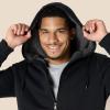 imageAmazon Essentials Hoodie For Men SherpaLined FullZip Fleece SweatshirtWashed Black