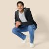 imageAmazon Essentials Hoodie For Men SherpaLined FullZip Fleece SweatshirtWashed Black