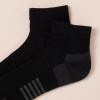 imageAmazon Essentials Mens Athletic Ankle Socks Breathable Cotton Blend Cushioned 6 PairsBlack