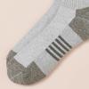 imageAmazon Essentials Mens Athletic Ankle Socks Breathable Cotton Blend Cushioned 6 PairsGrey