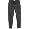 imageAmazon Essentials Mens Cargo Fleece Jogger Sweatpant with Relaxed FitCharcoal Heather