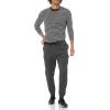 imageAmazon Essentials Mens Cargo Fleece Jogger Sweatpant with Relaxed FitCharcoal Heather