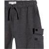 imageAmazon Essentials Mens Cargo Fleece Jogger Sweatpant with Relaxed FitCharcoal Heather