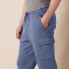 imageAmazon Essentials Mens Cargo Fleece Jogger Sweatpant with Relaxed FitIndigo