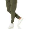 imageAmazon Essentials Mens Cargo Fleece Jogger Sweatpant with Relaxed FitOlive Heather