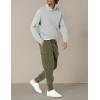 imageAmazon Essentials Mens Cargo Fleece Jogger Sweatpant with Relaxed FitOlive Heather