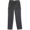 imageAmazon Essentials Mens Cargo Fleece Sweatpant with Open HemCharcoal Heather