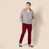 imageAmazon Essentials Mens Cargo Fleece Sweatpant with Open HemDark Red