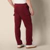 imageAmazon Essentials Mens Cargo Fleece Sweatpant with Open HemDark Red