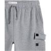 imageAmazon Essentials Mens Cargo Fleece Sweatpant with Open HemLight Grey Heather