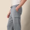 imageAmazon Essentials Mens Cargo Fleece Sweatpant with Open HemLight Grey Heather