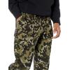 imageAmazon Essentials Mens Cargo Fleece Sweatpant with Open HemOlive Geo Camo