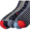 imageAmazon Essentials Mens Comfortable Patterned Dress Socks 5 PairsBlueRedGrey