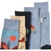 imageAmazon Essentials Mens Comfortable Patterned Dress Socks 5 PairsCactus