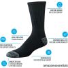 imageAmazon Essentials Mens Cotton Breathable Cushioned Performance Work Crew Sock 4 PairsWhite