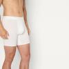 imageAmazon Essentials Mens Cotton Jersey Boxer Shorts Underwear Pack of 5Grey HeatherBlackWhite