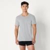 imageAmazon Essentials Mens Cotton Jersey Boxer Shorts Underwear Pack of 5Grey HeatherBlackWhite