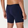 imageAmazon Essentials Mens Cotton Jersey Boxer Shorts Underwear Pack of 5Navy BlueBlueWhite