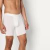 imageAmazon Essentials Mens Cotton Jersey Boxer Shorts Underwear Pack of 5White