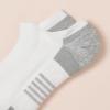 imageAmazon Essentials Mens Cotton Performance Cushioned No Show Socks for Men Breathable Athletic 6 PairsWhite