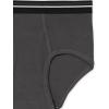 imageAmazon Essentials Mens Cotton TagFree Breathable Briefs Underwear MultipacksBlackCharcoalGrey Heather