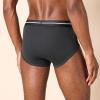imageAmazon Essentials Mens Cotton TagFree Breathable Briefs Underwear MultipacksGreyRedWhite