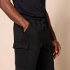 imageAmazon Essentials Mens Fleece Cargo ShortBlack